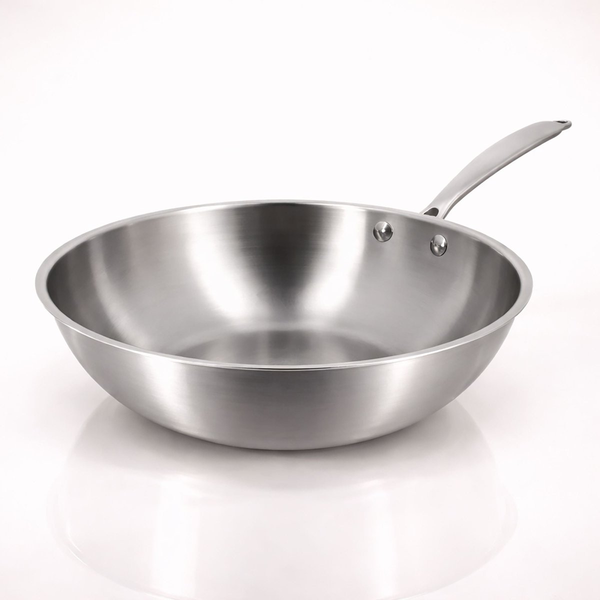 Wok Triply en acier inoxydable triple couche 24 cm 🇫🇷 - Menastyl - triply