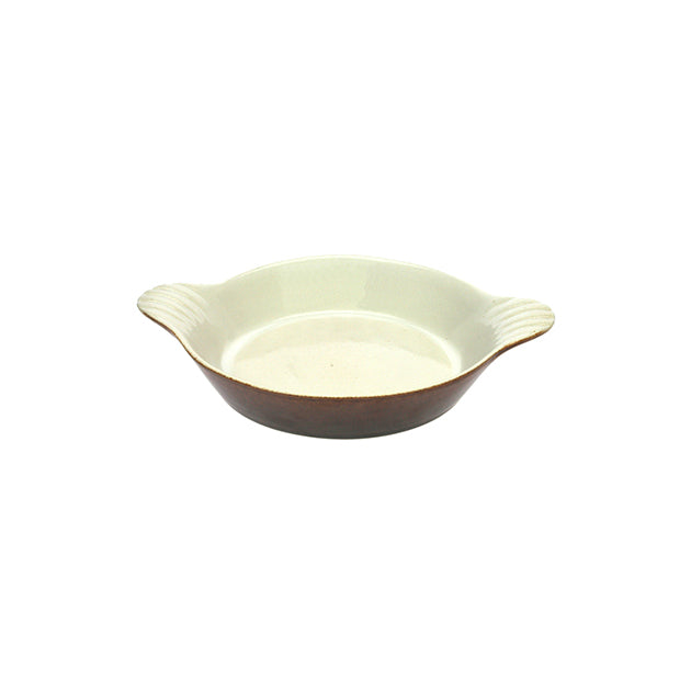 Plat à œuf en poterie culinaire 19 cm