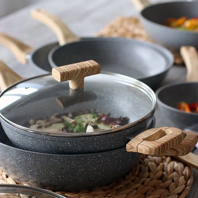 Sauteuse Cannelle en aluminium forgé 28 cm - Menastyl - Sauteuse