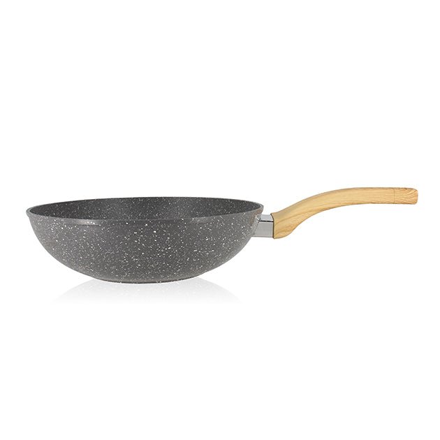 Wok Cannelle en aluminium forgé 28 cm - Menastyl - Wok